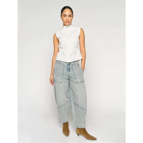 Mos Mosh Rosie Galleon Jeans, Light Blue